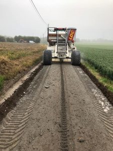 Traitement au ciment d'une carrière